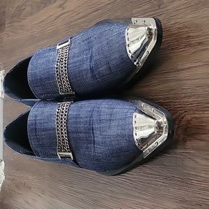 Blue Mens Dress Shoes